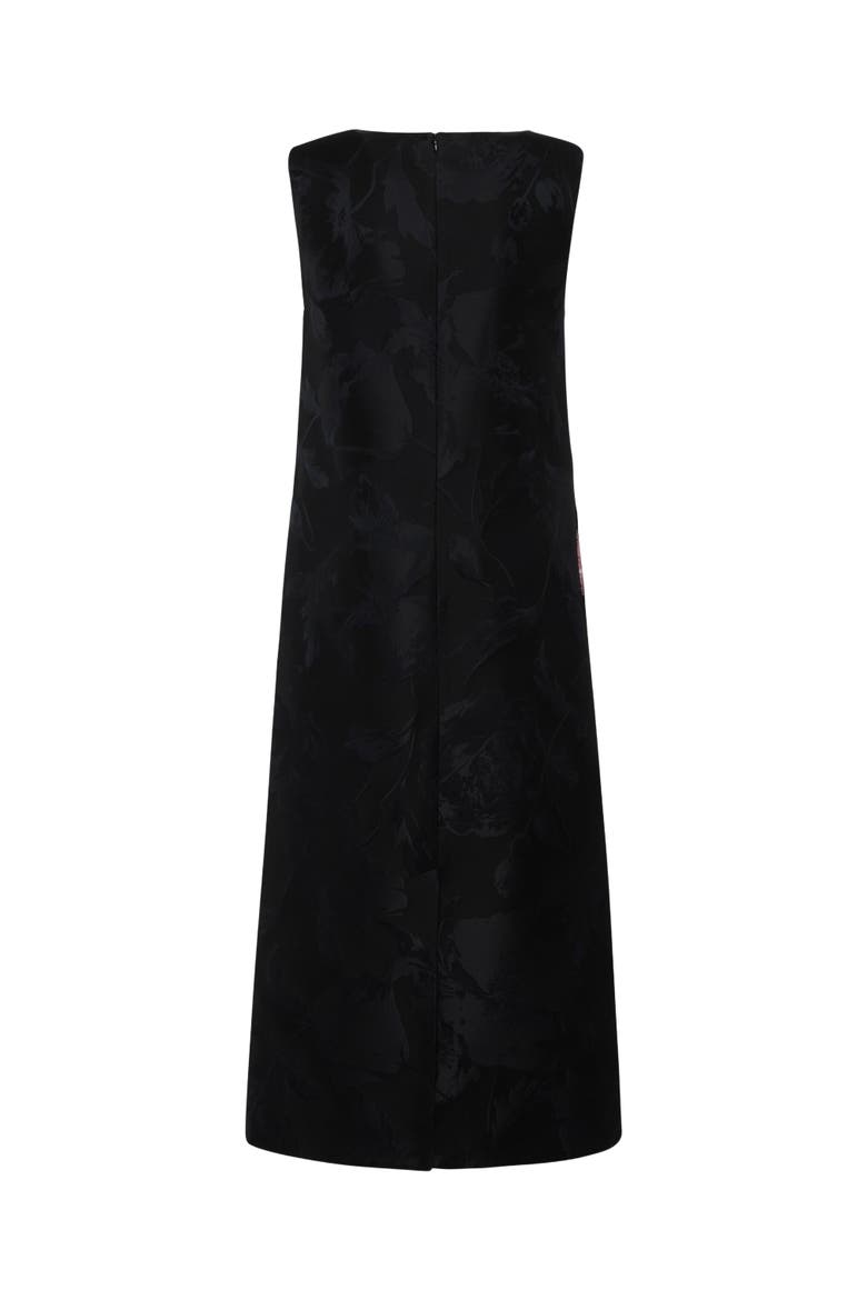 Column Dress Sylph Jacquard Black, Alternate, color, Sylph Jacquard Black