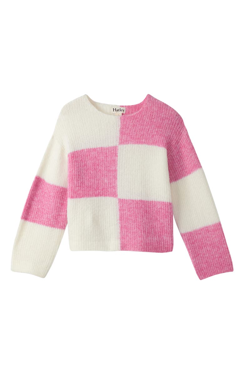 Hatley Kids' Sea Sweater, Main, color, Sea Pink