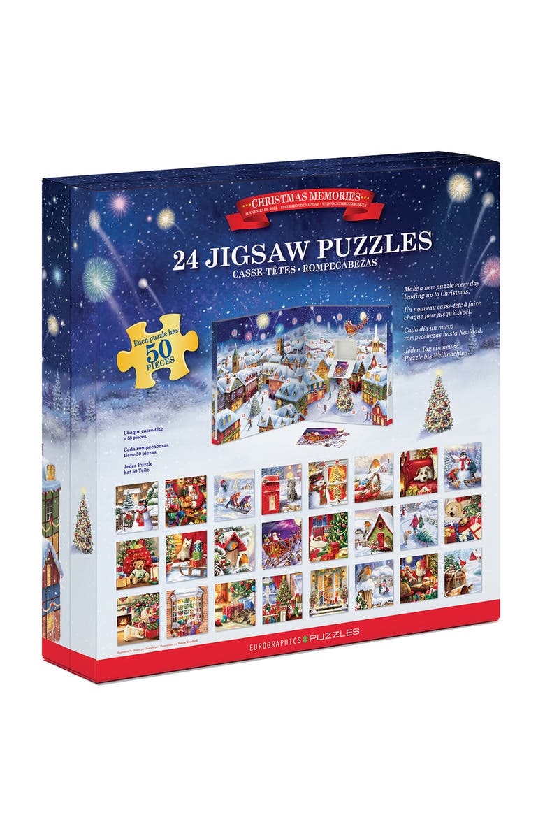 Eurographics Puzzle Advent Calendar Christmas Memories, Alternate, color, 