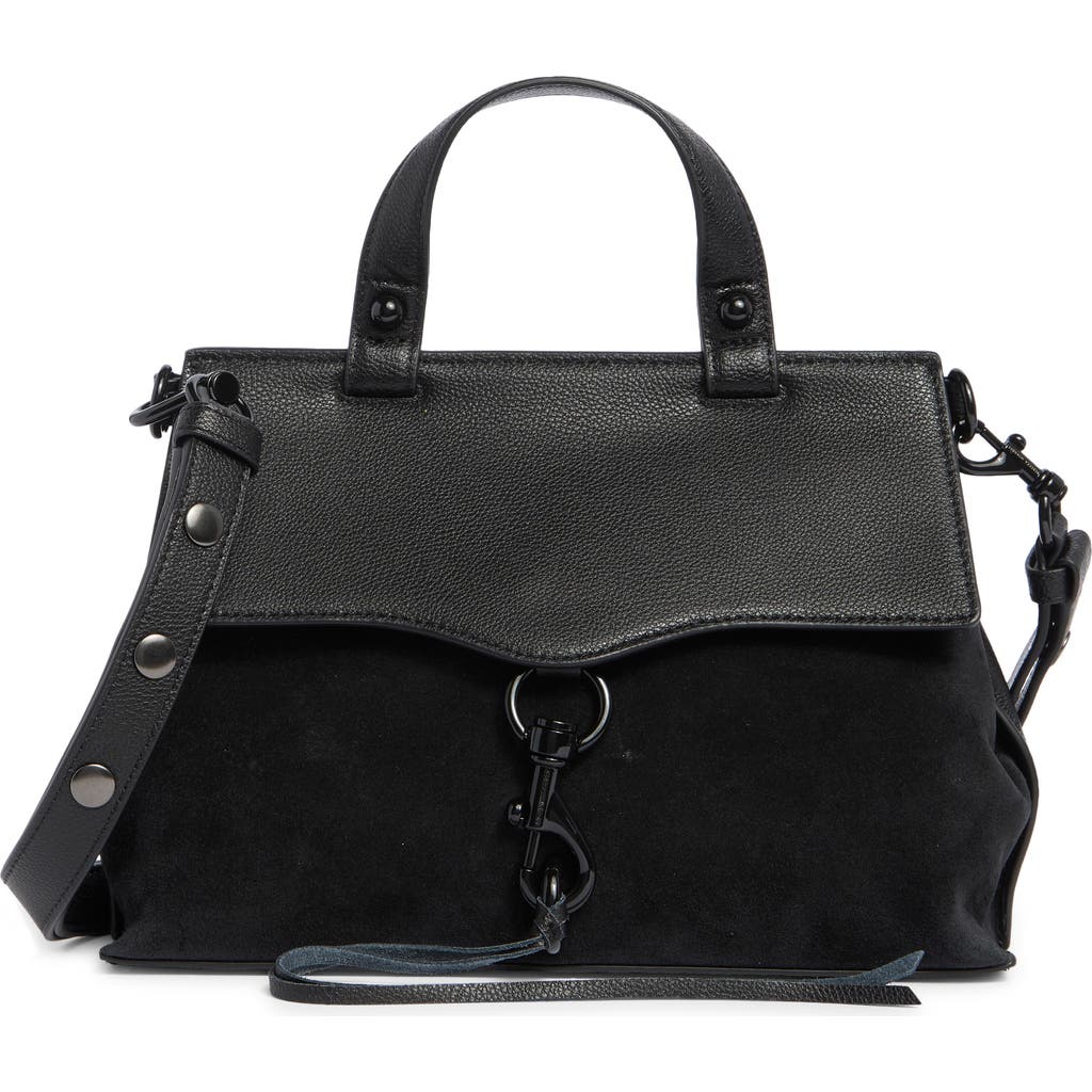 Rebecca Minkoff Keith Small Satchel Bag In Black