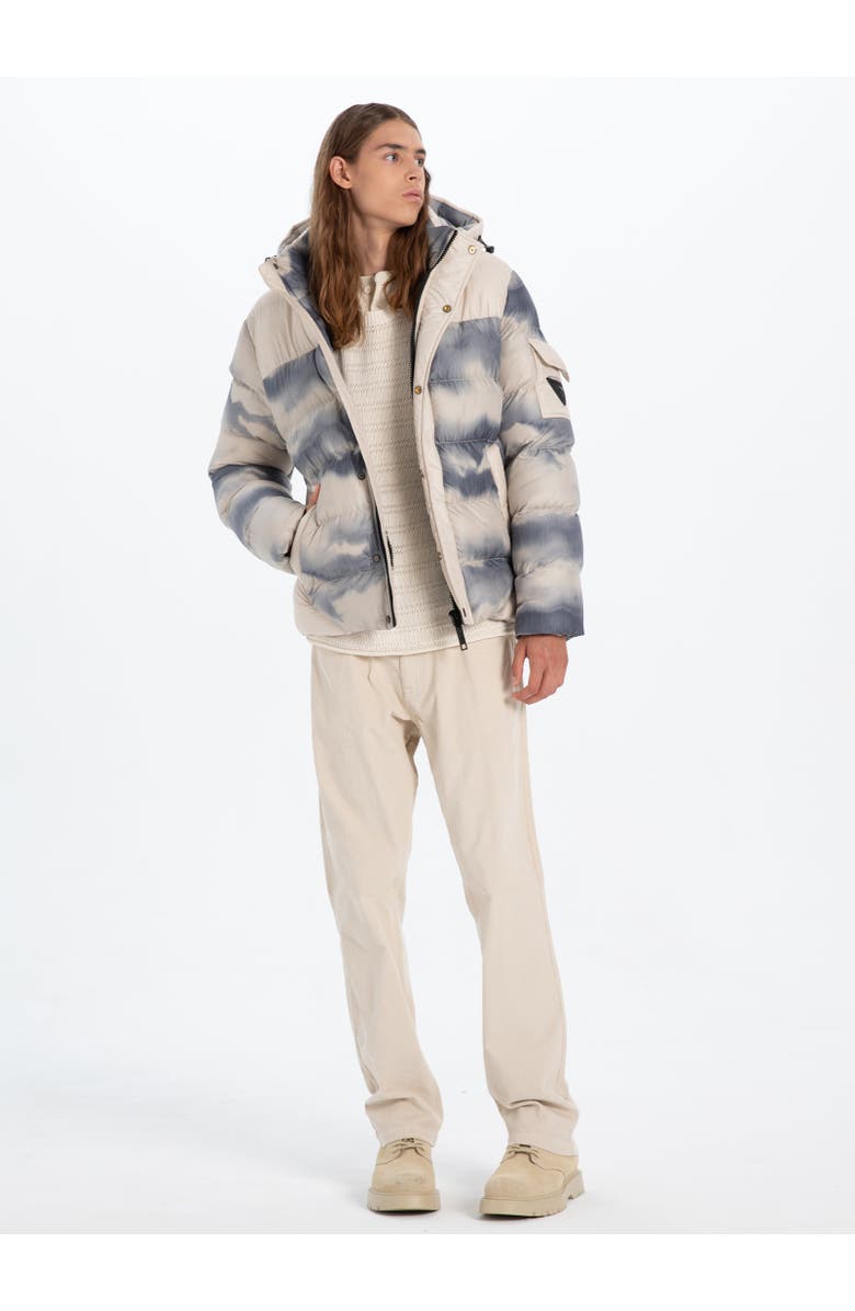 Point Zero NORTHERN LIGHT DYE PRINTED PUFFER, Alternate, color, 