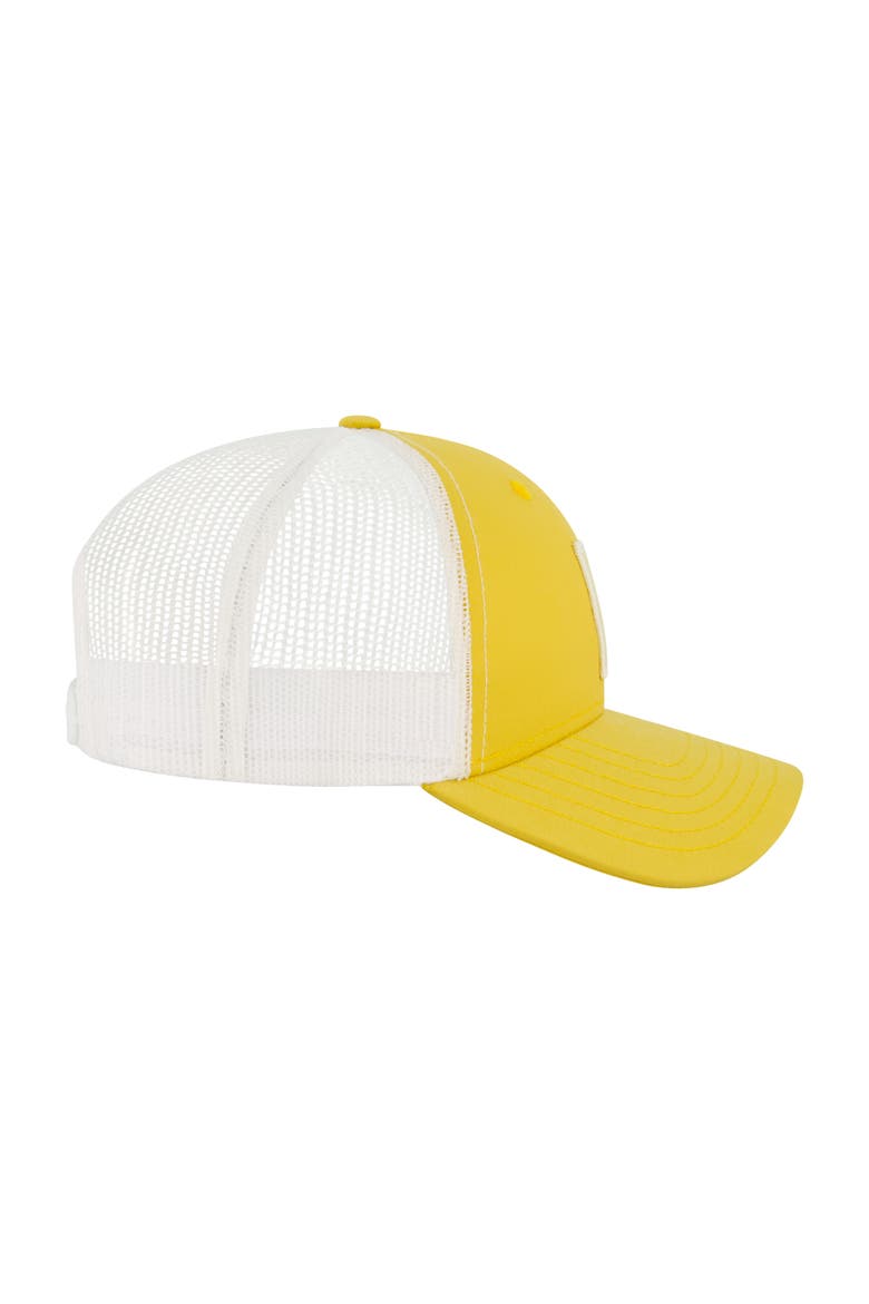 6-Panel Mesh Back Cap with Curved Brim, Alternate, color, YELLOW