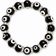 Humanist Beauty Evil Eye Beaded Bracelet