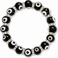 Humanist Beauty Evil Eye Beaded Bracelet