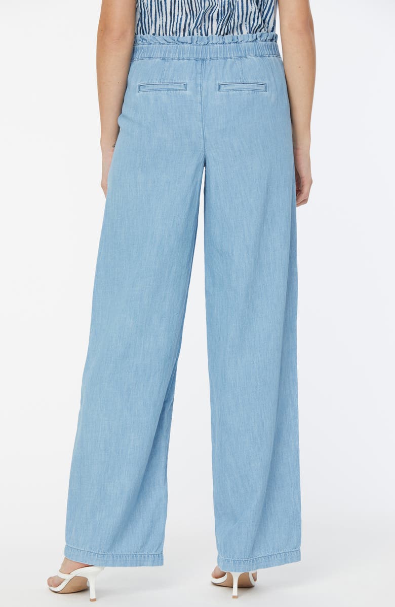 NYDJ Paperbag High Waist Wide Leg Denim Pants, Alternate, color,