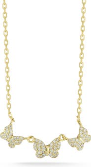 GLAZE JEWELRY 14K Gold Plated Silver Butterfly Necklace