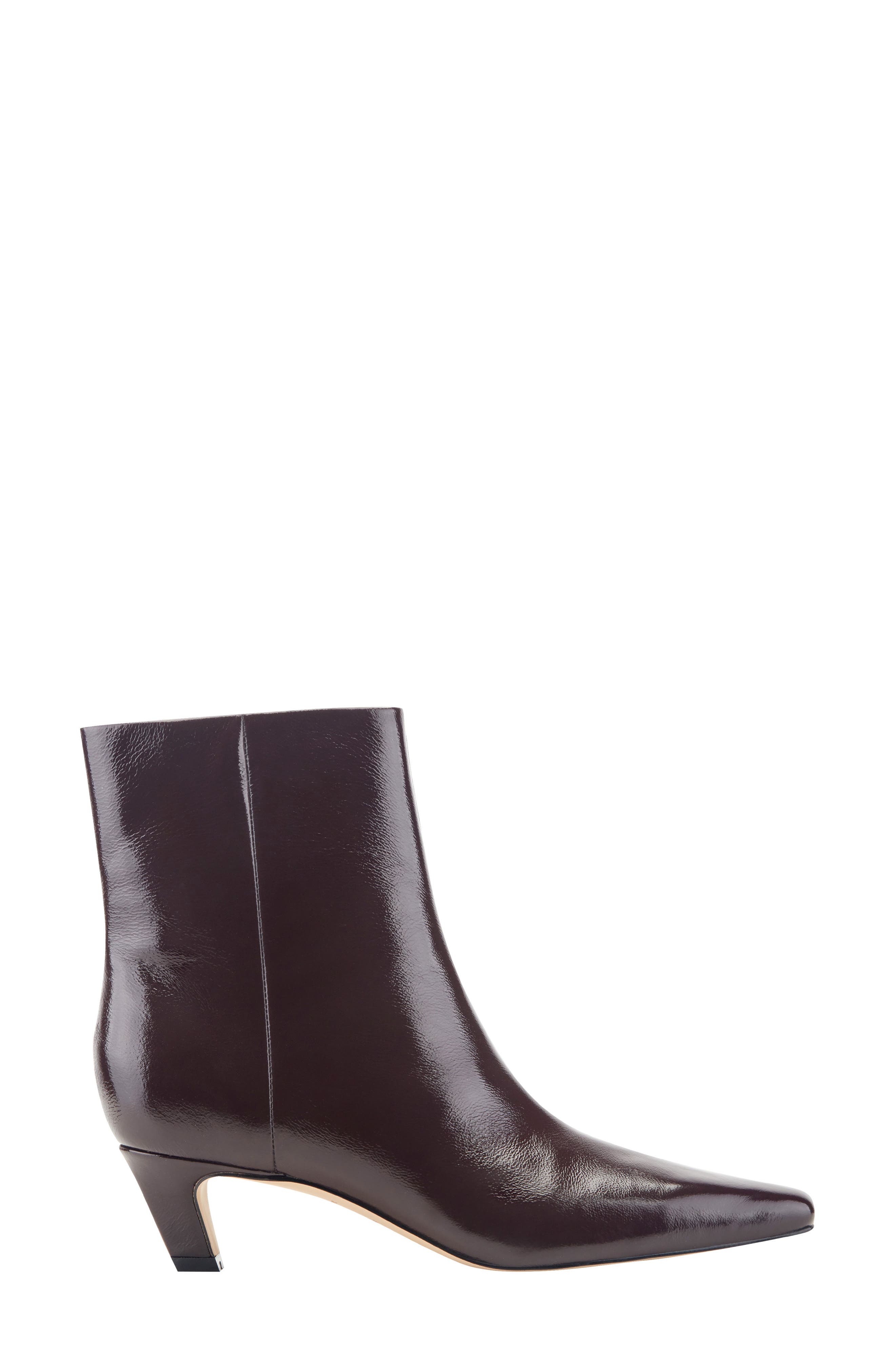 Danai Kitten Heel Bootie, Alternate, color, DARK RED PATENT