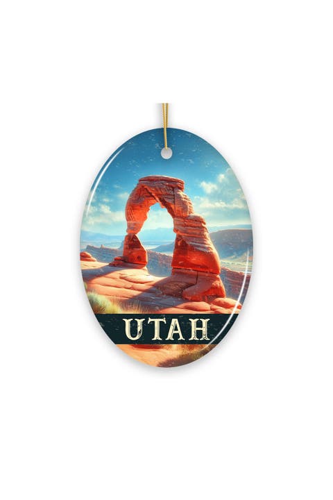 Delicate Arch Utah Red Rock Landscape Ornament