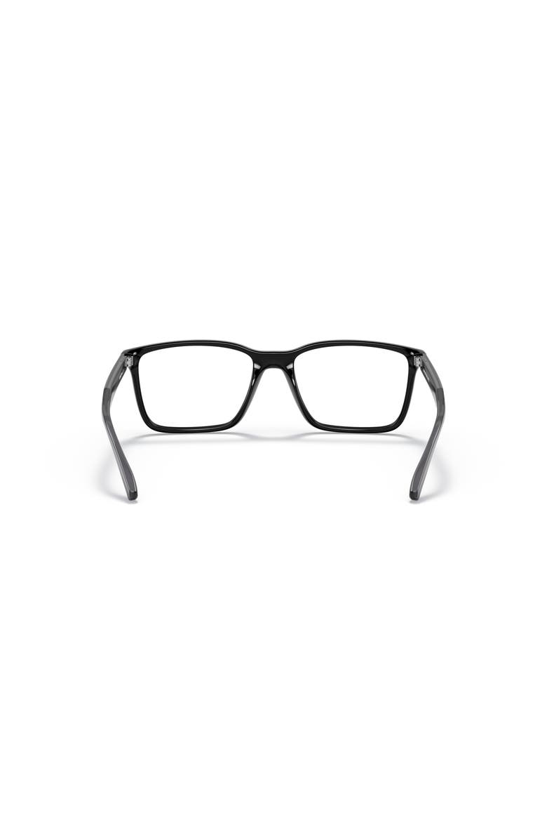 ARNETTE 52mm Rectangle optical glasses, Alternate, color, Black