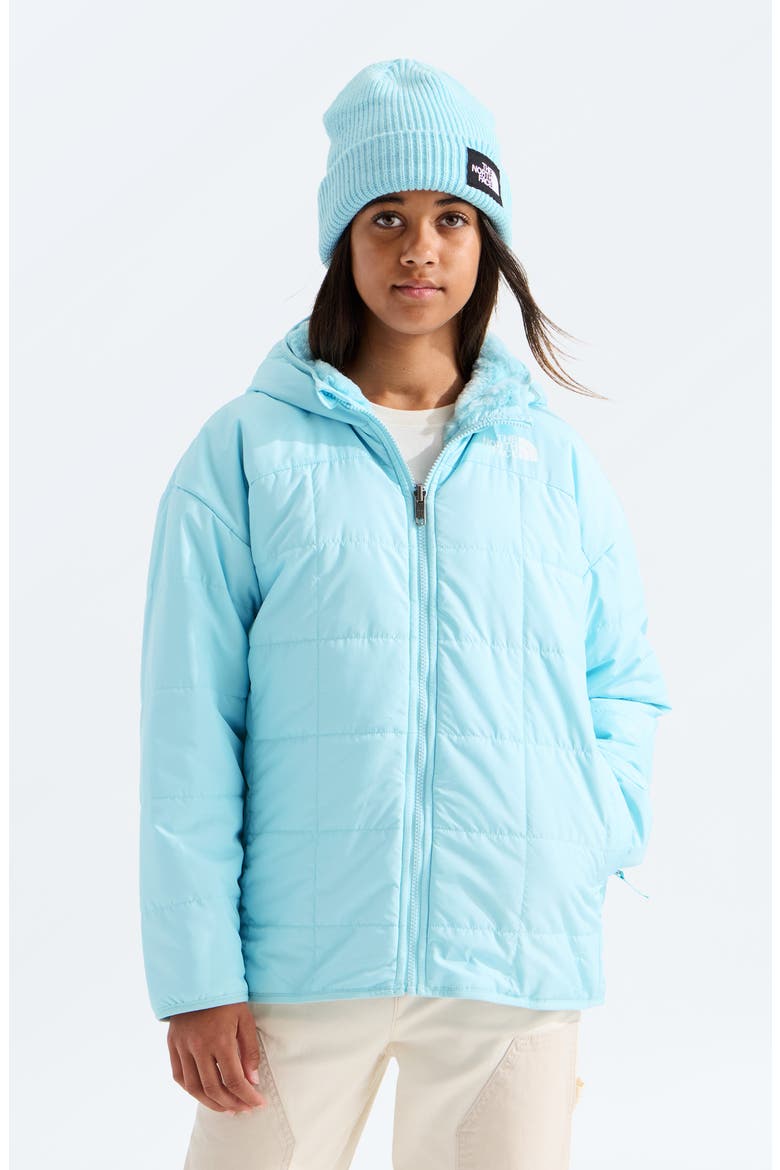 Kids' Shasta Water Repellent Reversible Hooded Jacket, Main, color, GLACIER