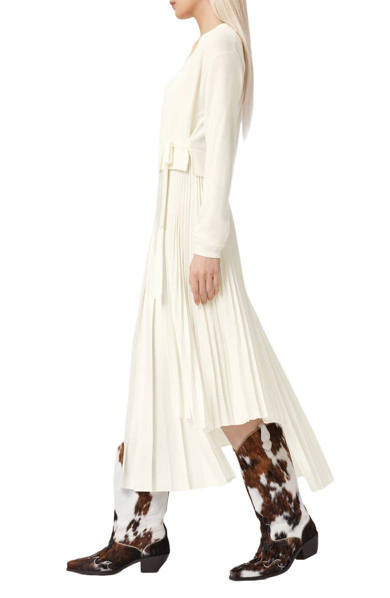 AllSaints Lucille Cardigan & Slipdress Two-Piece Set, Alternate, color, Chalk White