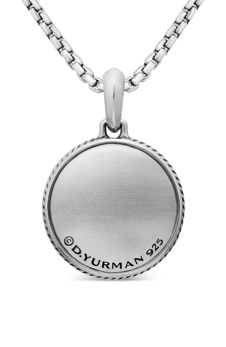 David Yurman Maritime Compass Pendant, Alternate, color, Silver Pave