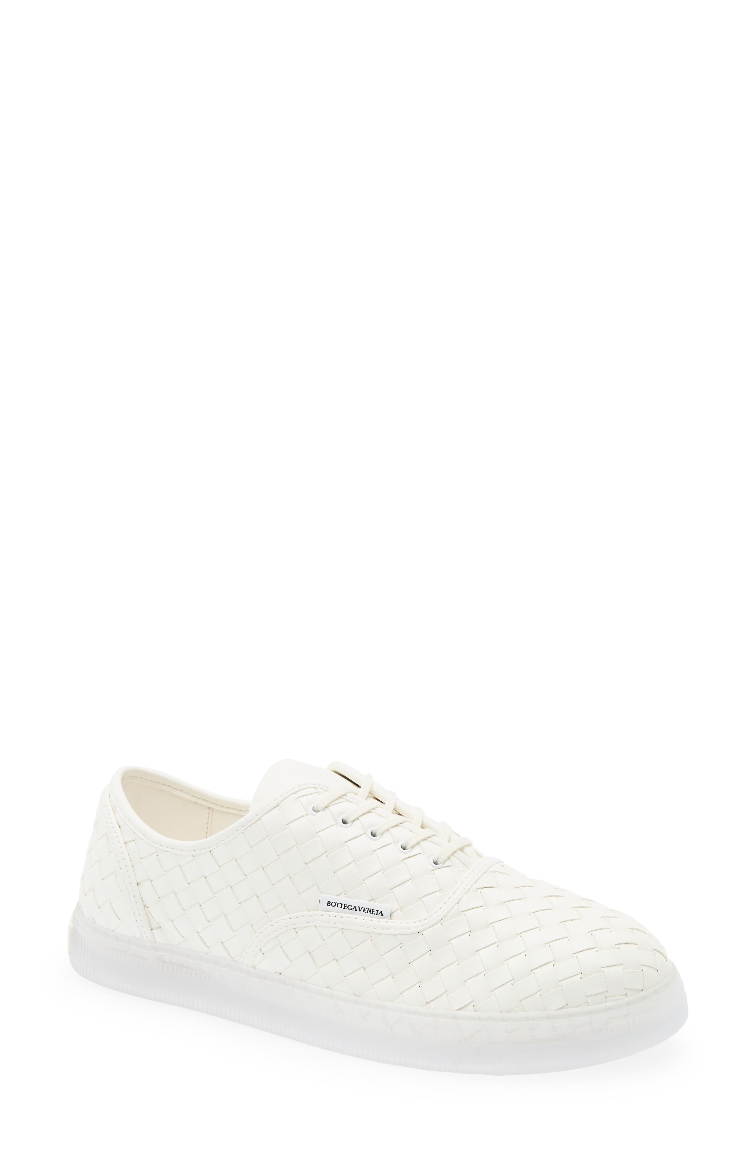 Bottega Veneta Serena Intrecciato Sneaker, Main, color, Alabaster