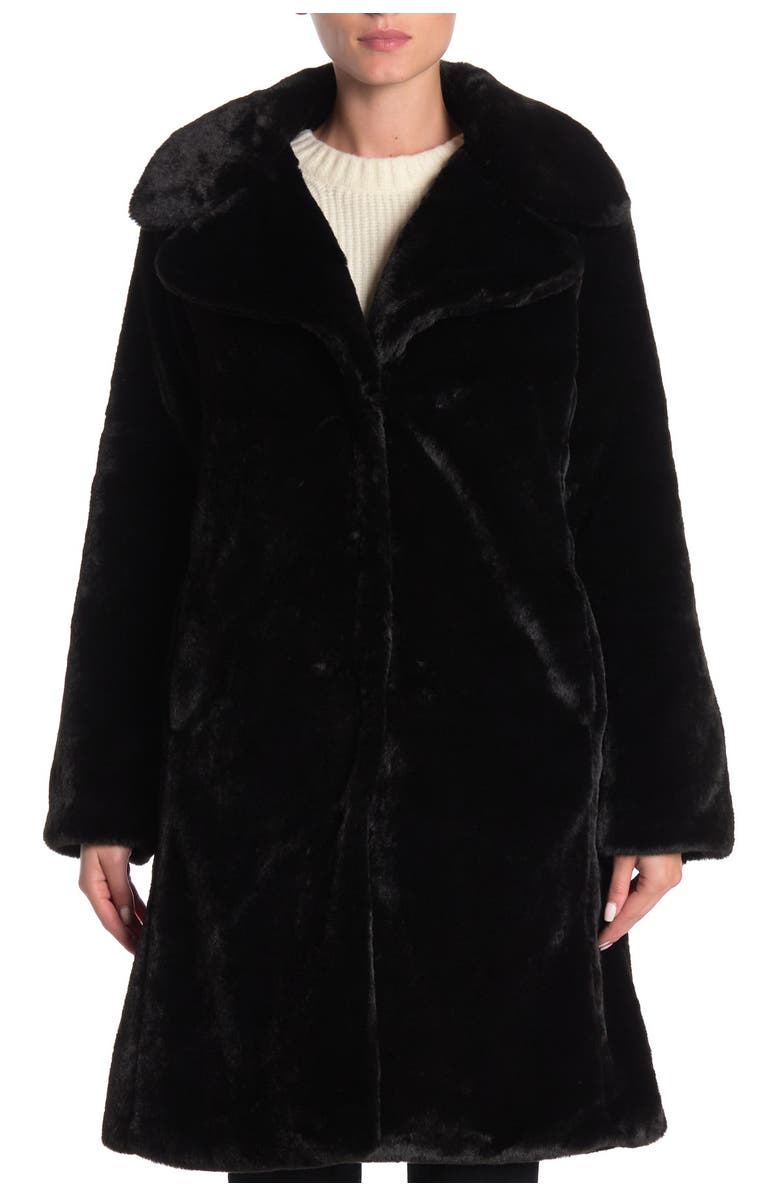 Avec Les Filles Faux Fur Coat, Alternate, color,