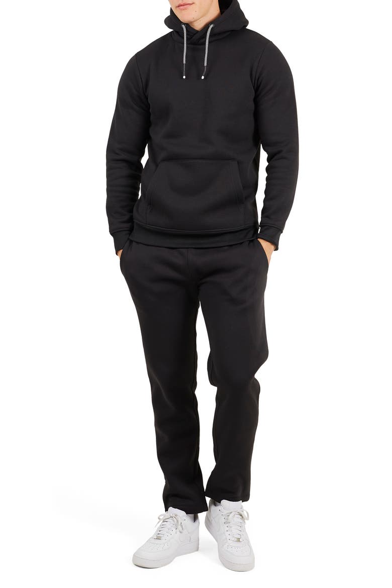 Hoodie and Jogger Set, Main, color, Black
