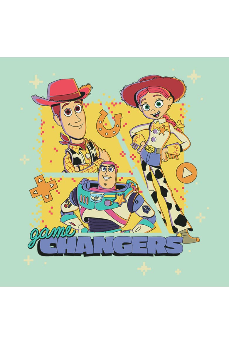 Girls' Three Friends Game Changers T-Shirt, Alternate, color, Mint
