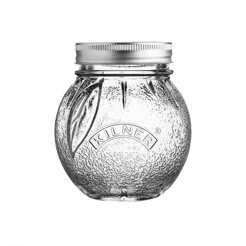 Orange Fruit Jar, 13.5 Ounce