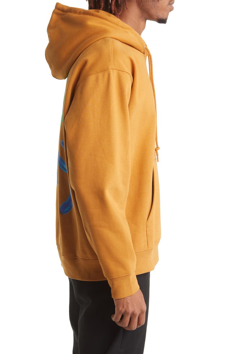 Obey Clay Frog Cotton Blend Graphic Hoodie, Alternate, color,