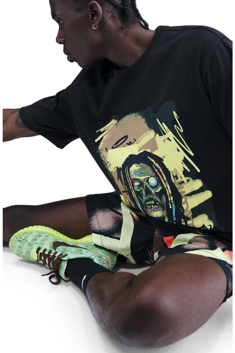 Ja Morant Max90 Zombie Graphic T-Shirt, Alternate, color, BLACK