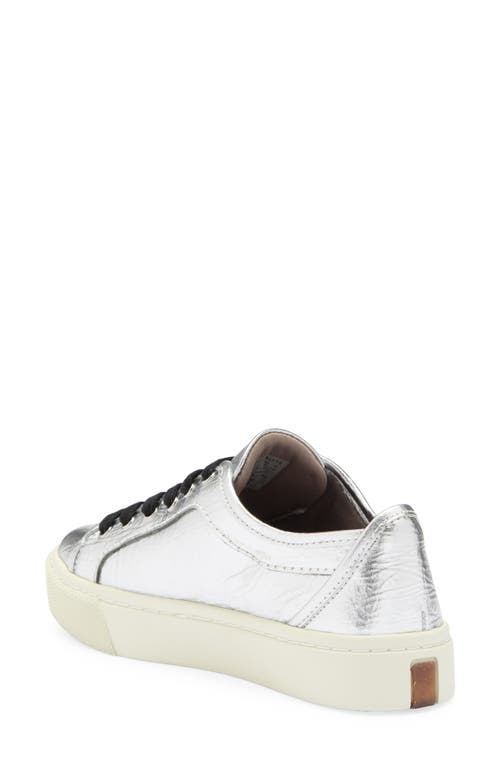 Allsaints Gina Metallic Sneaker In Silver