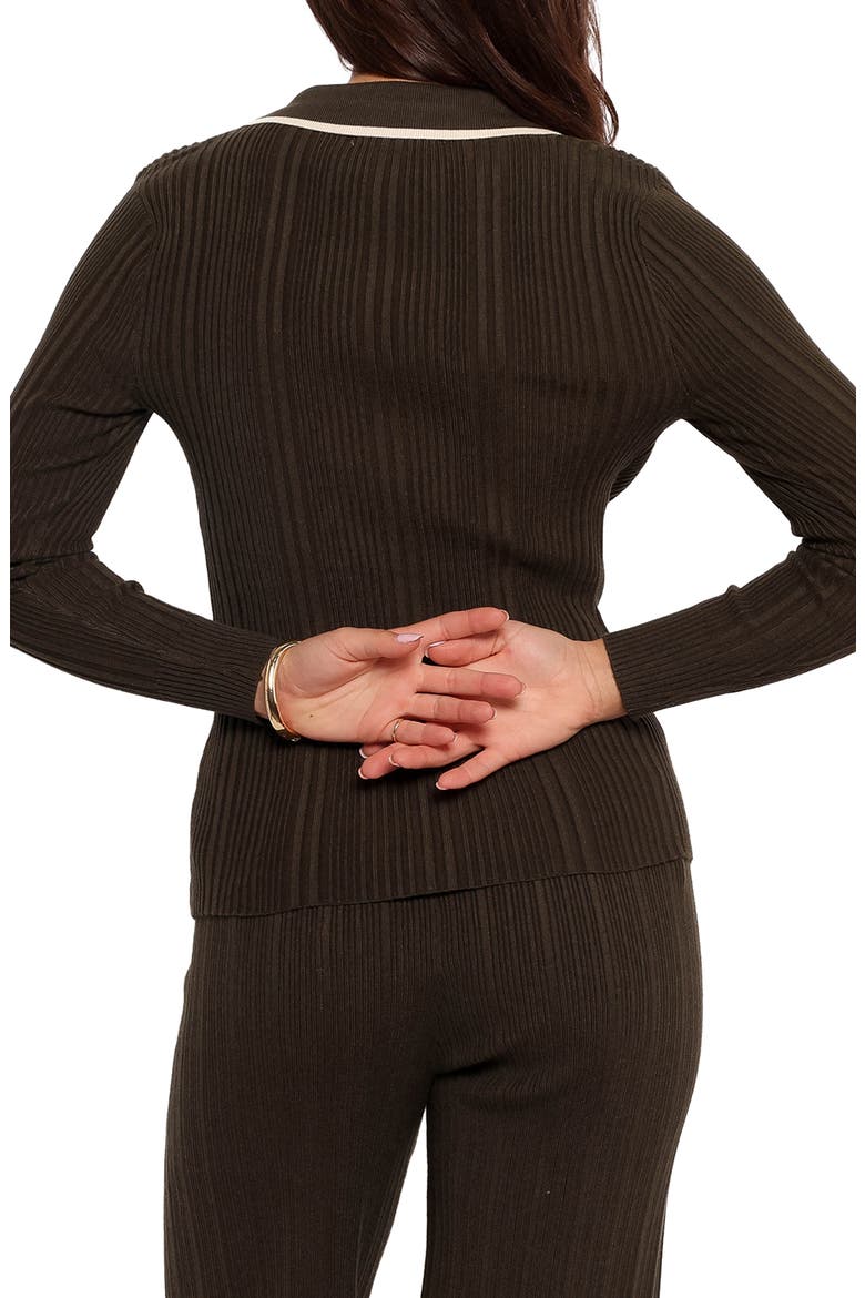 Alondra Rib Cardigan, Alternate, color, OLIVE