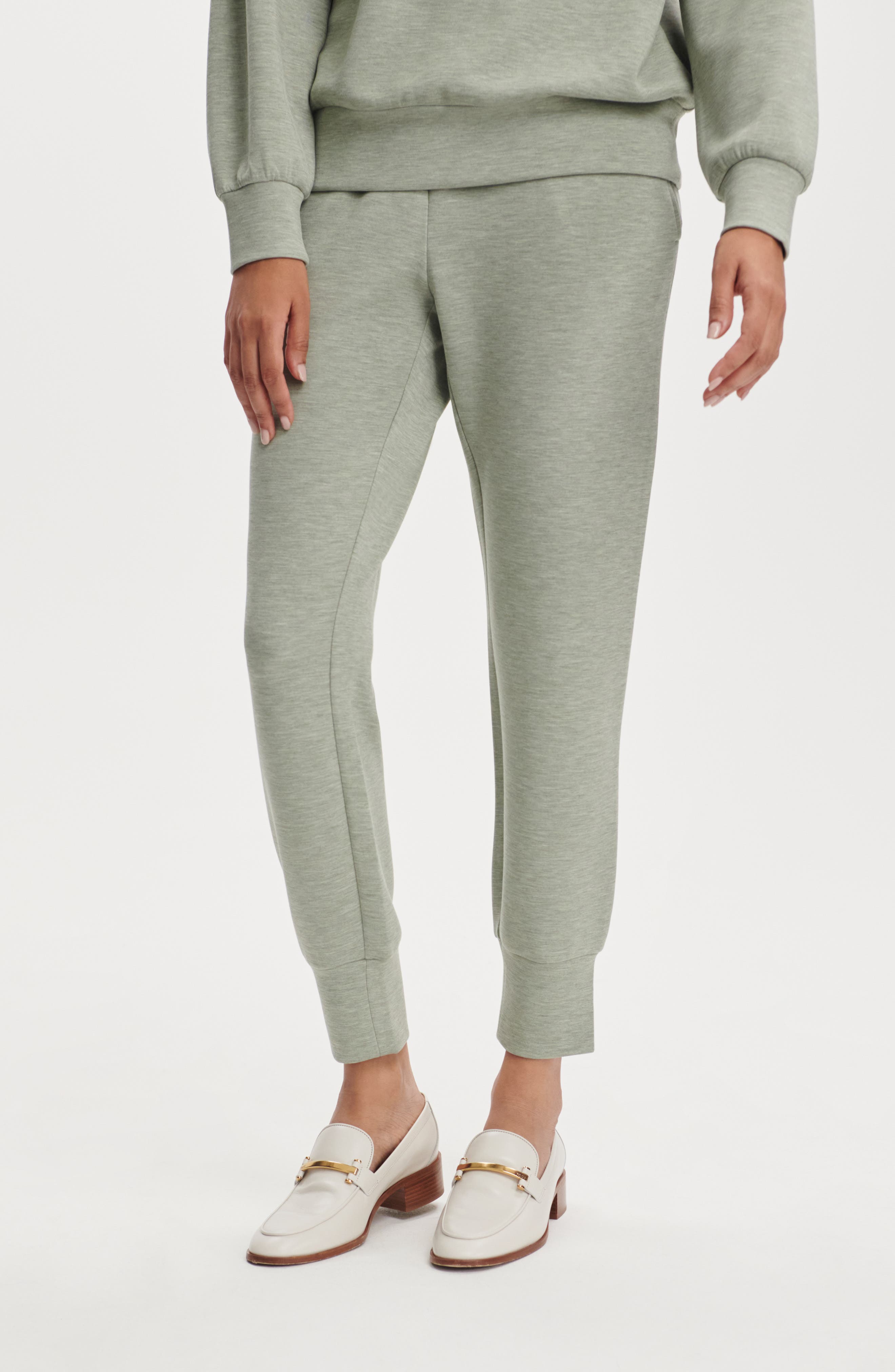 Brushed Rib Slim Cuff 25-Inch Pants - image 3