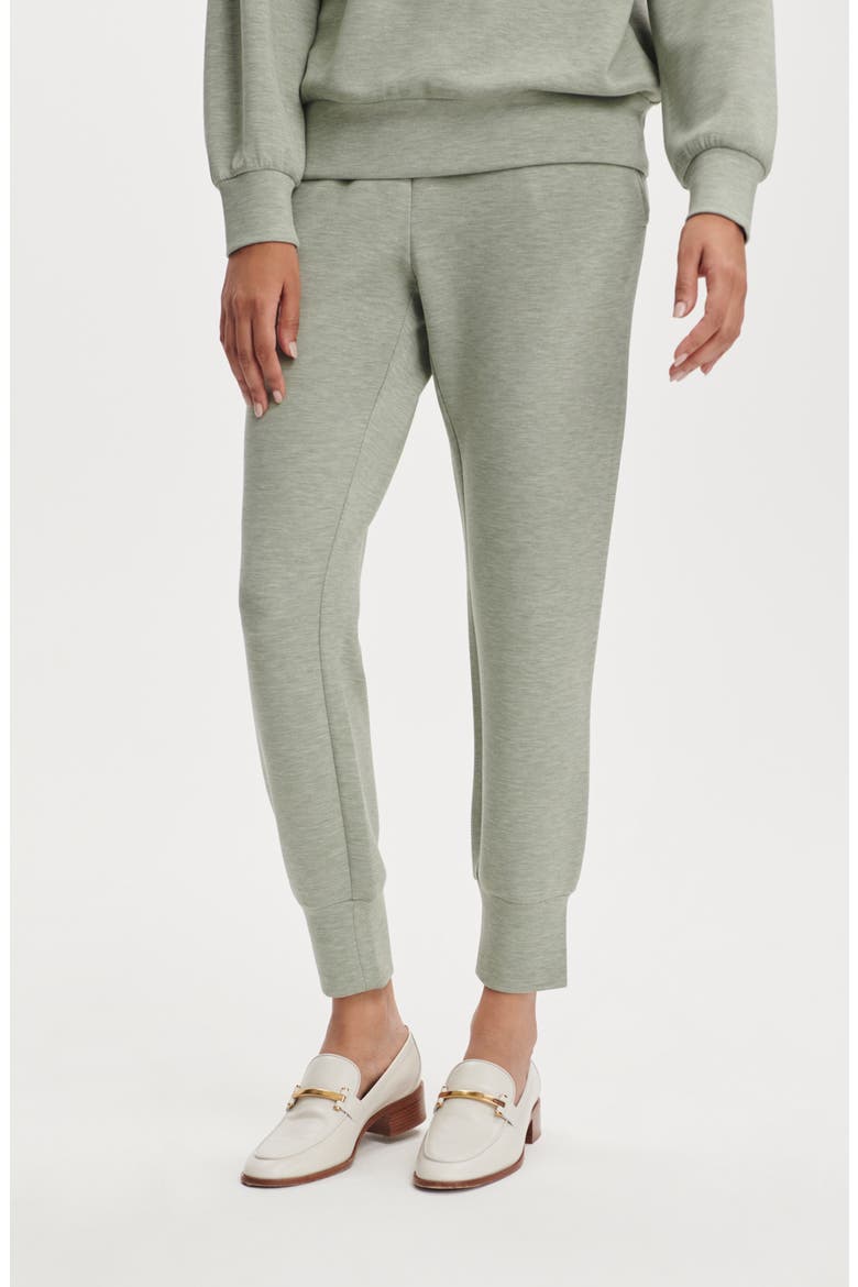 Brushed Rib Slim Cuff 25-Inch Pants, Main, color, SHADOW MARL