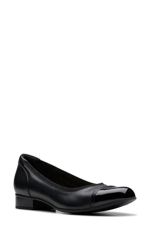 Clarksr Clarks(r) Krystine May Cap Toe Pump In Black
