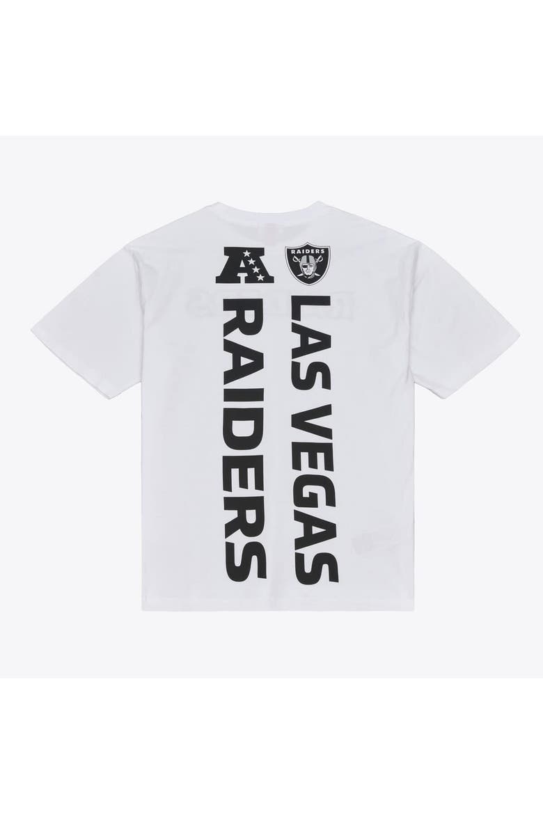 Men's Mitchell & Ness White Las Vegas Raiders Monochrome T-Shirt, Alternate, color, White