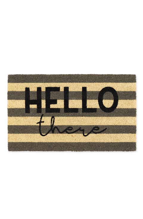 Hello There Coir Doormat