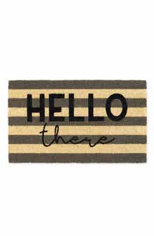 Design Imports Hello There Coir Doormat