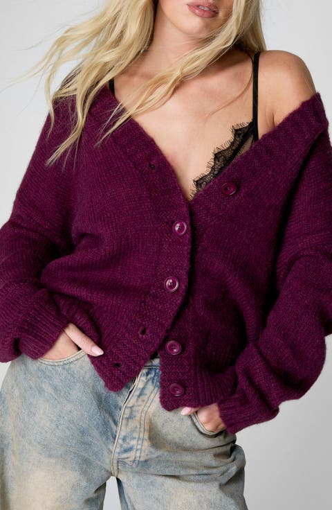 Women's Burgundy Cardigan Sweaters | Nordstrom