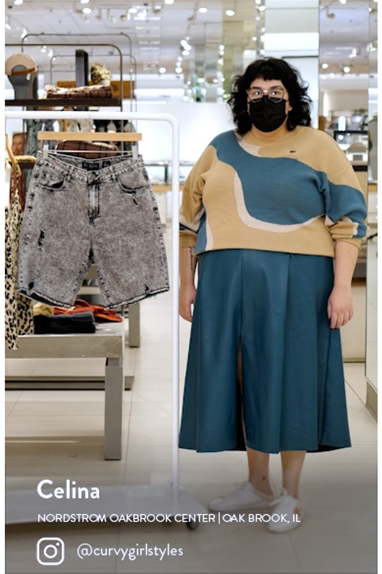 High Waist Distressed Denim Shorts video