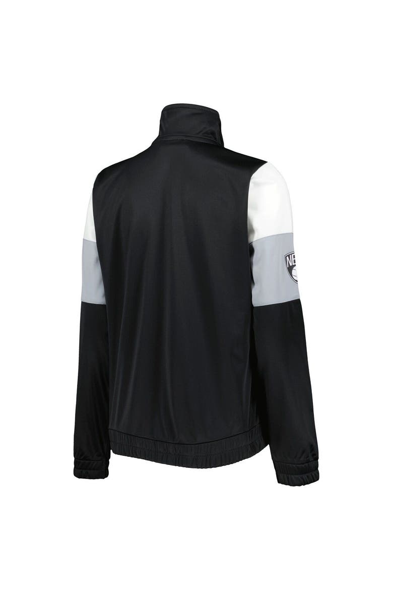 Women's G-III 4Her by Carl Banks Black Brooklyn Nets Change Up Full-Zip Track Jacket, Alternate, color, Black