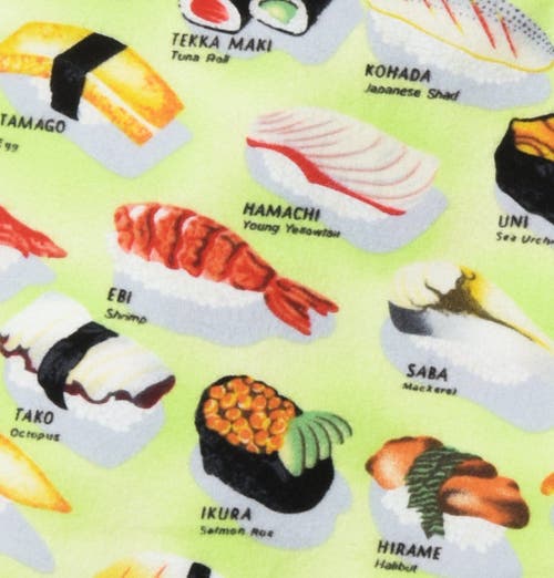 The Cat's Pajamas Pima Knit Pajama Print Set In Green