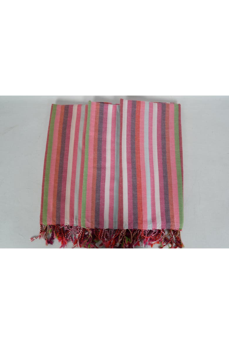 Sea Lavender Throw Blanket/Towel, Alternate, color, Red