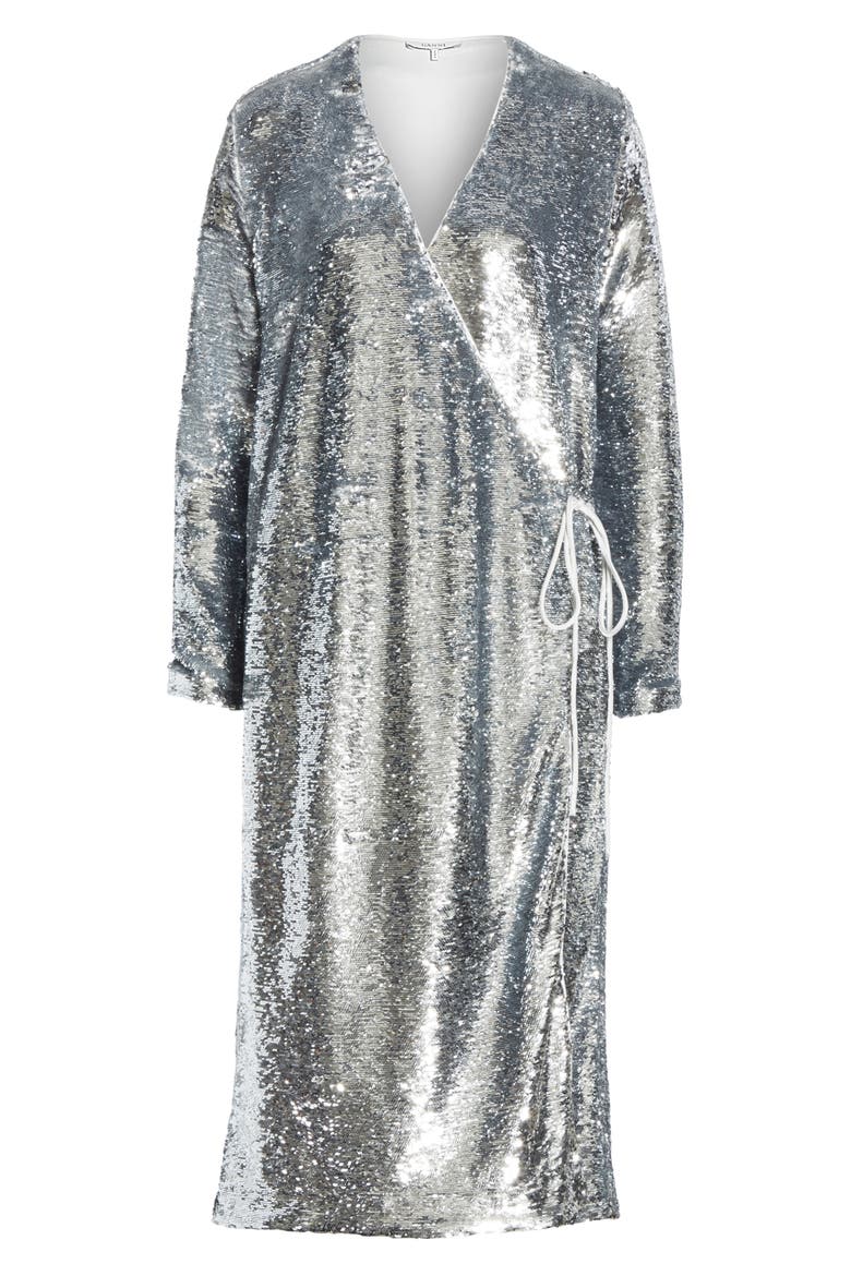 Sequin Dress, Alternate, color, SILVER 018