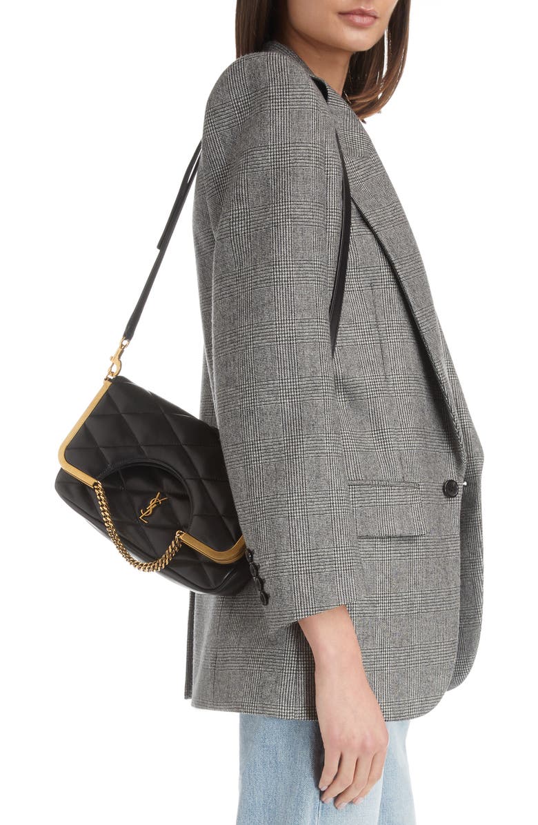 Saint Laurent Cerneria Quilted Leather Shoulder Bag, Alternate, color,