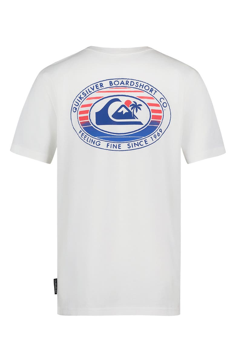 Quiksilver Kids' Oval Stamp Graphic Tee, Alternate, color, White