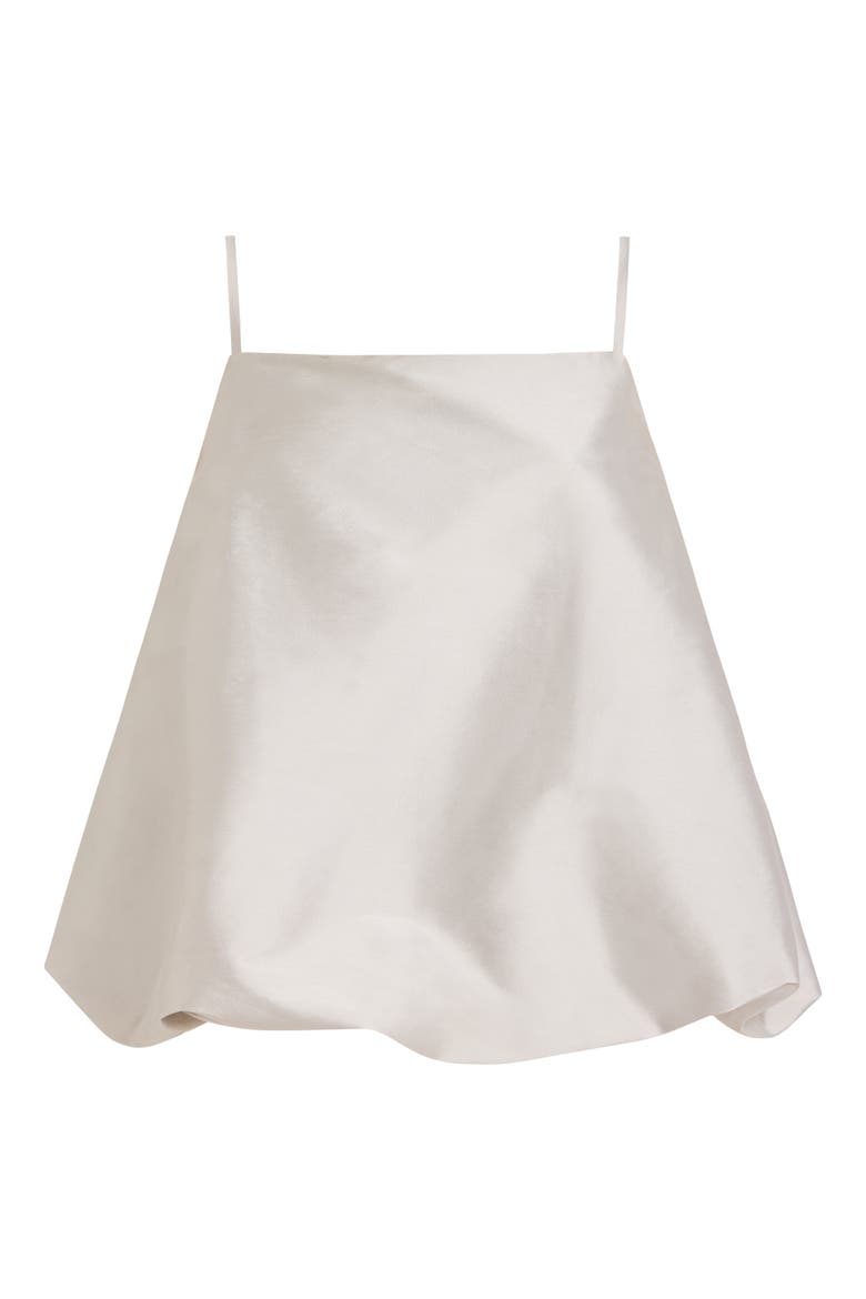 Todd Adjustable Strap Bubble Camisole Top, Alternate, color, Silver