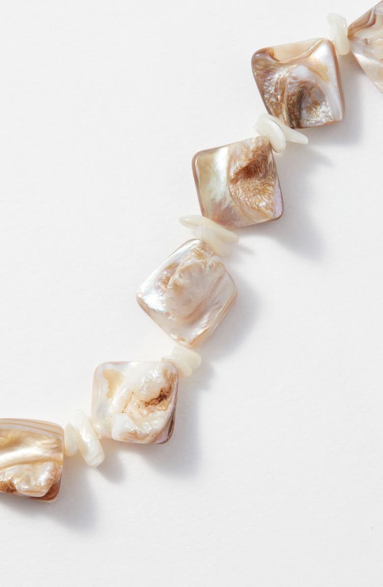 & Other Stories Bertil Star Bracelet, Alternate, color, Ivory/ Gold