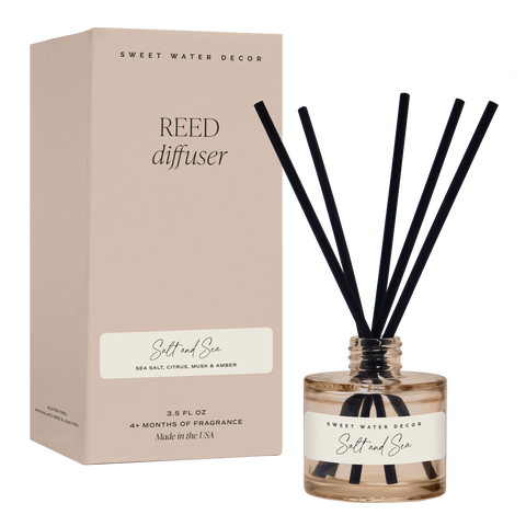 Tinted Glass Reed Diffuser - Spa Scents