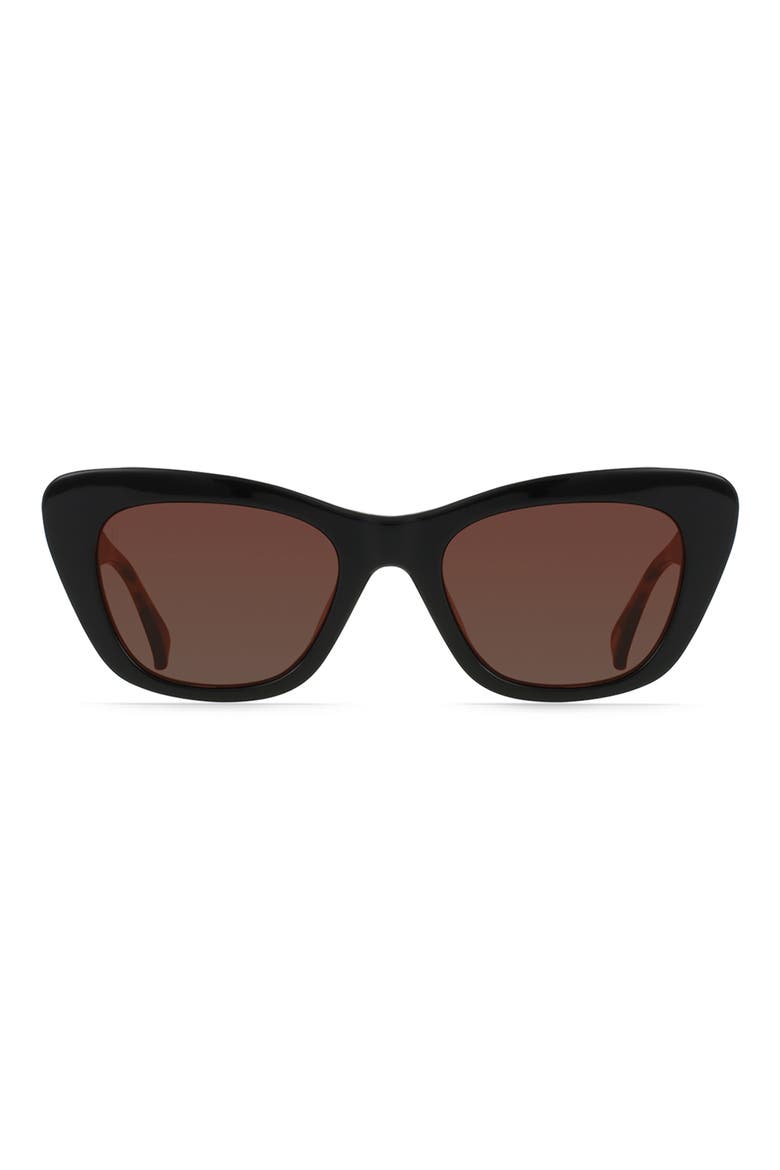 Kimma Cat Eye Polarized Square Sunglasses, Main, color, VESPER/ DRIFT POLAR
