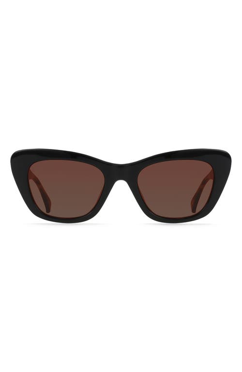 RAEN Kimma Cat Eye Polarized Square Sunglasses in Vesper/Drift Polar 