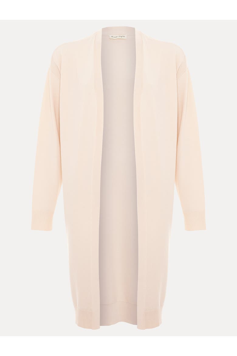 Sabrina Longline Open Front Cardigan, Alternate, color, Ivory