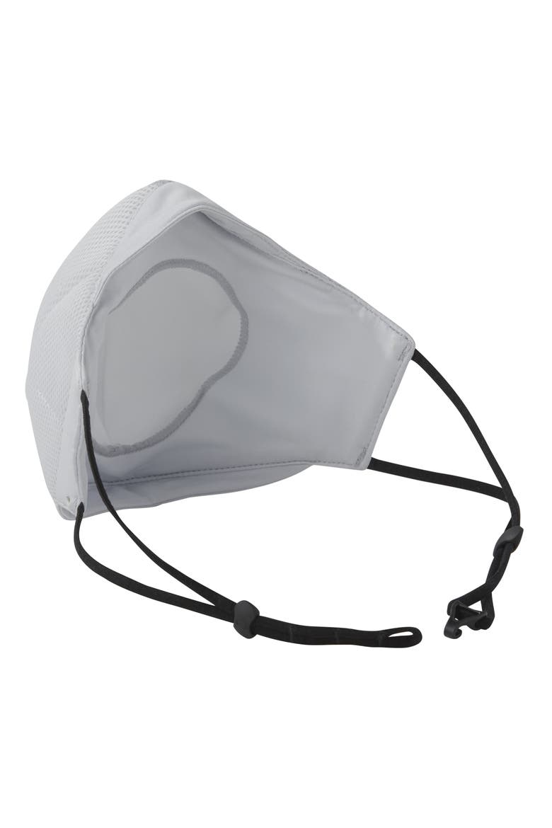 Adrenaline Adult Face Mask, Alternate, color, TITANIUM