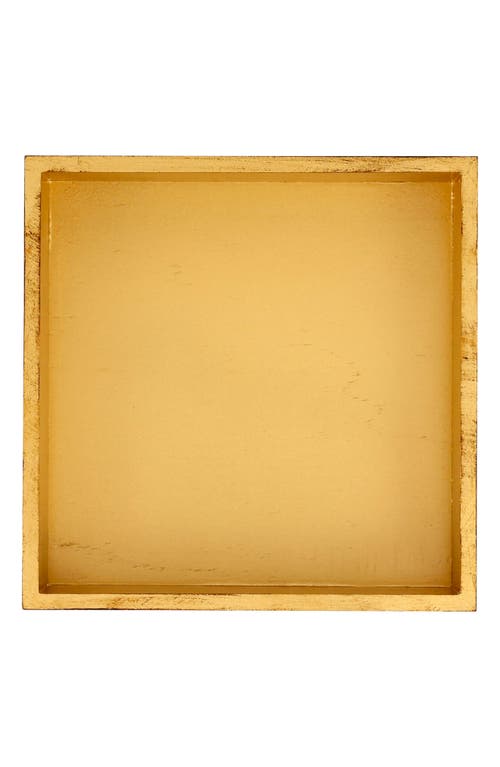 Vietri Florentine Cocktail Napkin Holder In Gold In Gold