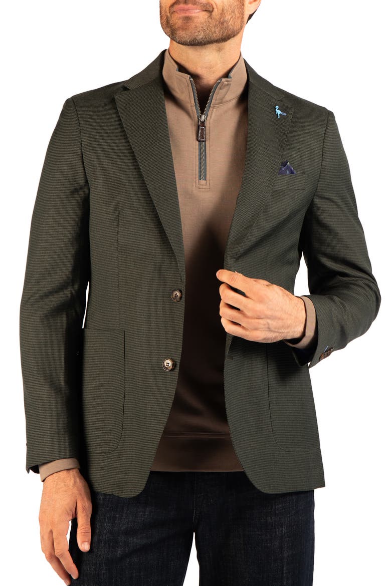 Plaid Sport Coat, Alternate, color, OLIVE