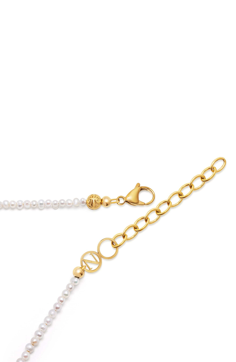 Nialaya Seed Pearl Choker Necklace, Alternate, color, White
