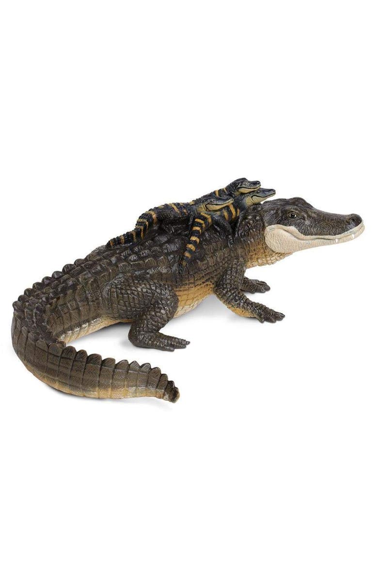 Safari Ltd. Alligator With Babies Toy, Alternate, color, NO COLOR